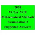 Detailed answers 2020 VCAA VCE Mathematical Methods Examination 2